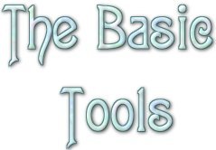 Tutorial -- The basic tools