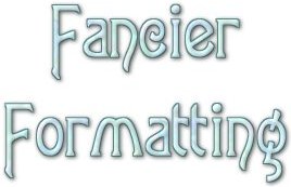 Tutorial -- Fancier formatting -- Page Layout